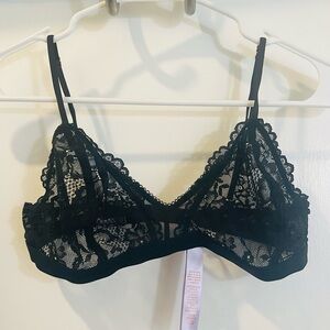 Savage X Fenty Black Lace Bralette Intimates